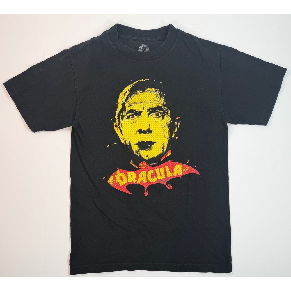 Universal Studios Monsters Dracula Bela Lugosi T-Shirt Rock Rebel Black Small